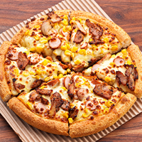 Revêtement pour pizza ondulé de qualité alimentaire certifié CE, résistant à la graisse, pour boîte à pizza à emporter de 7, 9 et 12 pouces