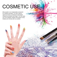 YunMica Qualité Cosmétique Ongles Vernis À Ongles Paillettes Pigment Poudre Titane Perle Effet Mica pour Revêtement En Cuir Pigments