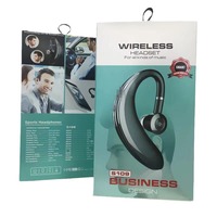 Boîte d'emballage en carton argenté en stock pour casque sans fil Bluetooth 163, écouteurs de sport 165, S109, cadeau, électronique grand public