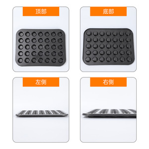 ถาดอบมัฟฟินเหล็กคาร์บอน 35x26 ซม. 40x30 ซม. แบบไม่ติดกระทะ รูปทรงสี่เหลี่ยมผืนผ้า สำหรับทำเค้กและคัพเค้ก - Product Image 2