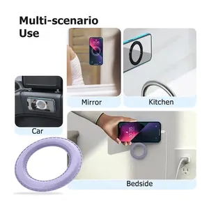 <span class=keywords><strong>New</strong></span> Phụ Kiện Điện Thoại Tường Từ Sticker Ring Cho Sản Phẩm Điện Tử Xe Điện Thoại Di Động Chủ Đứng Từ Điện Thoại Người Giữ Nhẫn - Product Image 2