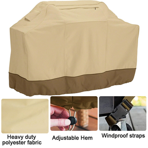 Heavy Duty 420D Oxford cubierta de muebles de exterior con asa a prueba de polvo impermeable Anti UV resistente al desgarro cubierta de parrilla de barbacoa - Product Image 3