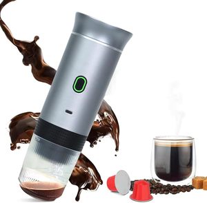 Cafetera Portátil de Cápsulas, con Logotipo Personalizado, Funciona con Batería, Totalmente Automática, para Viajes, Campamentos, Senderismo, Auto y Oficina - Product Image 1