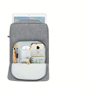 Funda Impermeable para Tablet con Bolsillo Frontal, Estuche de Transporte Resistente a Impactos con Asa, Organizador Portátil para Tablet - Product Image 2