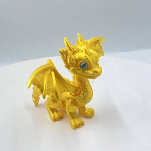 3D 프린팅 유리 날개 달린 귀여운 교육용 데스크탑 장식품 동물 및 공룡 모형 1/12 스케일 - Product Image 6