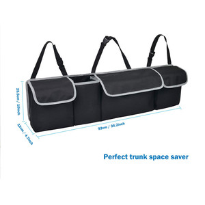 600D Oxford coche asiento trasero de almacenamiento colgante plegable camión bolsa/asiento trasero organizador auto tronco - Product Image 4