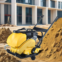 Compacteur à plaque vibrante miniature BISON (CHINE) 90 kg, moteur Ey 15 Ey20 5,0 ch, pour asphalte