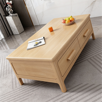 Table d'appoint en bois, nouveau design, meubles de salon, table à thé, livraison directe d'usine, meilleur prix, stock important, dropshipping.