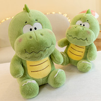 Peluche de dinosaure personnalisée, nouvelle création, jouet en peluche doux, certifié EN71 CPC, service OEM ODM personnalisé, vente en gros, usine