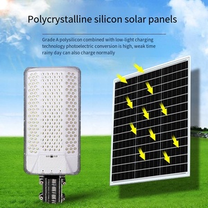 Hochleistungs-4000W Ultra-Helle DC <span class=keywords><strong>LED</strong></span> <span class=keywords><strong>Solar</strong></span>-Straßenleuchte IP65 Intelligente Steuerung Straßenbeleuchtung Autobahn Garten Batterie 5-Jahres-Garantie 90 - Product Image 2