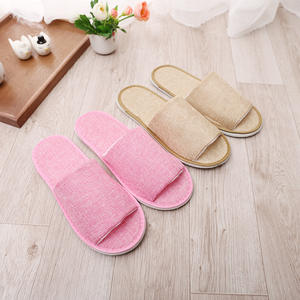 Pantoufles d'hôtel jetables écologiques avec logo: Pantoufles 5 étoiles pour <span class=keywords><strong>spa</strong></span> et chambre à coucher et pédicure en gros pour hommes et femmes - Product Image 2