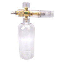 NBT Factory Wholesale 1L Canon à mousse entièrement transparent Pot portable pour le nettoyage de la voiture et lance à neige inclus