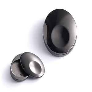 High Quality <b>Portable</b> Oval Perfume Metal Box Magnet Swivel Solid Perfume Container Solid Cases - Product Image 1
