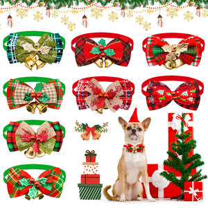 KingHon Natal Férias <span class=keywords><strong>Pet</strong></span> Cat Dog Collar Bow Tie Ajustável Neck <span class=keywords><strong>Strap</strong></span> Cat Dog <span class=keywords><strong>Grooming</strong></span> Acessórios <span class=keywords><strong>Pet</strong></span> Supplies Natal - Product Image 2