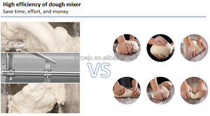 Máy trộn bột công nghiệp thương mại 25 50 100 150 kg bánh lớn xoắn ốc bánh pizza bánh mì Biscuit bột xoắn ốc Nhào trộn - Product Image 6