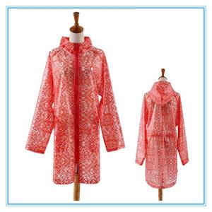 Impermeable Transparente Personalizado <span class=keywords><strong>para</strong></span> <span class=keywords><strong>Mujer</strong></span>, Talla Adulto, Ligero, Simple, <span class=keywords><strong>de</strong></span> TPU Degradable, con Estampado Completo, con Capucha y Bolsillos - Product Image 5