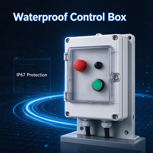 Boîtier de commande à bouton-poussoir étanche IP65 pour équipement d'automatisation - Product Image 2