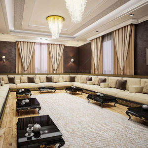 Gỗ rắn cổ điển Arabic majlis Moroccan phòng khách sofa Trung Đông nội thất majlis thiết kế - Product Image 2