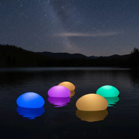 Décoration de Noël Couleur Changeante PE Pebble Lights IP65 Étanche Musique Lumières Led Swing Led matrice Panneau