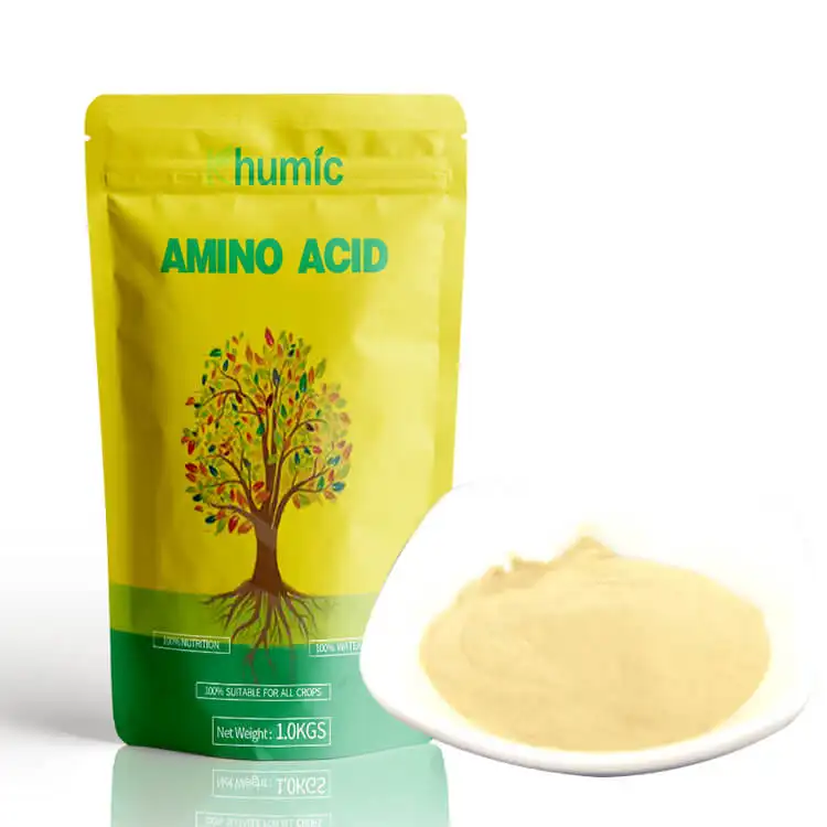 "Khumic" Crop Biostimulant enzymatic activity stimulant organic amino acid powder fertilizer for agriculture