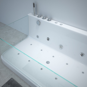 Bồn tắm <span class=keywords><strong>massage</strong></span> thủy lực thông minh tự đứng, chất liệu acrylic, có vách ngăn bên, kèm gối - Product Image 6