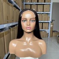 Cheveux naturels brésiliens Remy noirs en gros, lisses comme de la soie 6x6, brun clair pour perruques bob avec closure en dentelle, ligne de cheveux naturelle