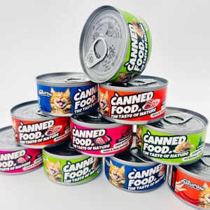 Vente en gros usine : Friandises crémeuses pour chats, pâtée humide, aliments en conserve au thon, produits alimentaires pour chats, articles très demandés - Product Image 3