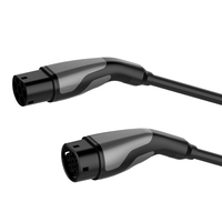 Nouveau câble de recharge pour VE Stellar.Auxus V1-T2T2-16A1P 11KW 16A triphasé Mode 3 Type 2 vers Type 2 Origine Chine/GUA pour modernisation/mise à niveau