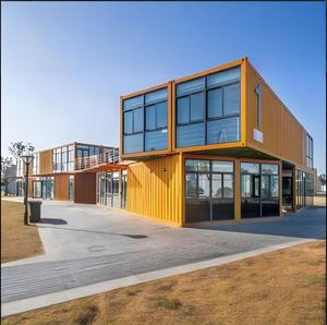 Đa chức năng mô-đun 40ft & 80-sqm thép container nhà prefabs với các tùy chọn năng lượng mặt trời để sử dụng nhà - Product Image 1