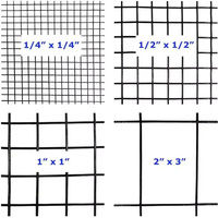 Anti-korosi Kawat Las Galvanis Celup Panas 12.5 Gauge 3' 4' 5' 6' 7' untuk Penyangga Tanaman
