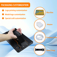Tableta Robusta de Grado Industrial con Android 13 de 10.1 Pulgadas, IP68, NFC, Escáner de Código de Barras para Operaciones de Servicio Empresarial en Campo
