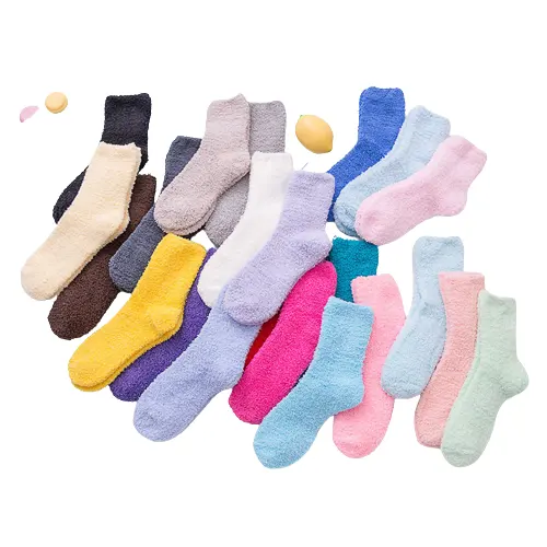 Fuzzy Socken für Frauen Slipper Fluffy Cosy Cabin Winter Warme weiche dicke Plüsch Schlaf weiche Socken