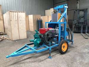 แท่นขุดเจาะน้ำบาดาล ความลึก 200 เมตร แท่นขุดเจาะน้ำบาดาลขนาดเล็ก สำหรับขาย - Product Image 3