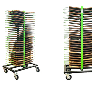 Jh-mech 8x12 inch dễ dàng làm sạch 30 Kệ mạnh mẽ và kiểu dáng đẹp duy nhất trượt Bảng hàng đầu kim loại gấp khô giá cho bức tranh - Product Image 4