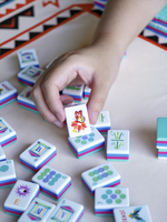 Support pour tuiles de Mahjong, tuiles de Mahjong Oh My, tuiles de Mahjong miniatures de voyage, tuiles de Mahjong Winslow 1920, tuiles de Mahjong haut de gamme, Mahjong
