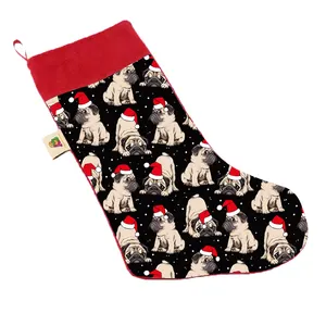 Toptan mini çorap noel-Noel dekorasyon malzemeleri hayvan noel Stocking
