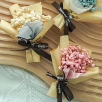 TC MINI Naturel Fait À La Main Conservé Bouquet De Fleurs Boîte Cadeau Décoration De Mariage Fête D'anniversaire Cadeau Petite Amie Fleur Séchée Cadeau