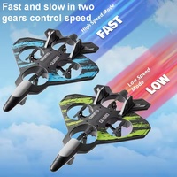 2.4G mousse RC avion de chasse jouet télécommande cascadeur 360 flip maintien d'altitude quadrirotor quatre axes avion volant avec lumières