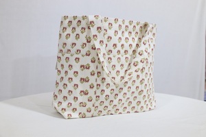 Hand Block Printed Bag Crafted With Cultural Print Influence Practical Form And Comfortable Handling For <b>Repeated</b> Use From India - Product Image 3