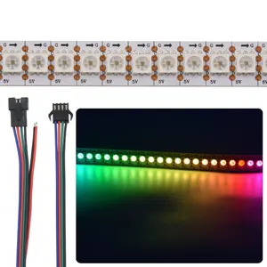 Led Light Strip Rgb Led Digital Strip APA102 Matrix 60/144Leds Addressable Magic 5V 12V RGB Led Pixel Strip Light