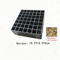 Boîte de pupation pour insectes protéinés, plateau d'élevage spécialisé pour les vers d'orge, grille de pupation, kit d'élevage pratique pour les insectes