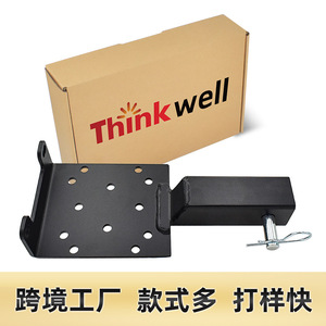 Thinkwell Winch Mount Bracket Steel For Polaris <b>UTV</b> <b>ATV</b> Hitch Mount - Product Image 3