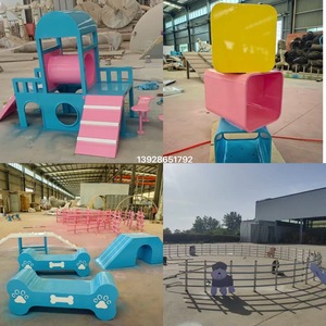 Perlengkapan latihan hewan peliharaan warna-warni yang mudah dibersihkan Platform untuk pelatihan kelincahan anjing dan jualan hewan peliharaan - Product Image 6