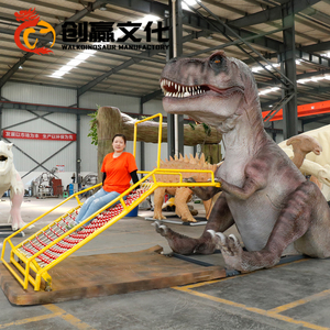 <span class=keywords><strong>Parco</strong></span> <span class=keywords><strong>divertimenti</strong></span> Animatronic dinosauro modello di arrampicata <span class=keywords><strong>con</strong></span> rete di sicurezza per bambini fabbrica vende - Product Image 2