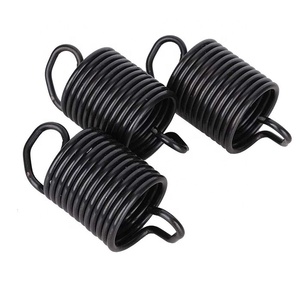 Kawat Baja Kustom Membentuk Kekuatan Spiral Ekstensi Tinggi Heliks Konstan Oksida Hitam Kumparan Kait Ganda Pegas Tegangan - Product Image 1
