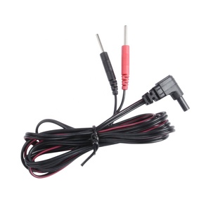 Ersatz TENS Doppelelektroden-<span class=keywords><strong>Leads</strong></span> Drähte/Kabel- 2,35 mm Sicherheitsstecker mit Standard-2mm-Stiftschlüsselanhängern zur Verwendung für Zehner-Einheit - Product Image 3