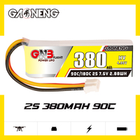 Batterie LiPo RC GAONENG GNB 2S 7.6V HV 380mAh 90C 180C PH2.0 Connecteur 3 broches 1/28 1/24 Pièces de voiture RC Jouet LiHV Haute tension
