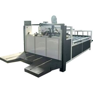 Máquina encoladora de carpetas de cajas de cartón corrugado semiautomática adecuada para cartón corrugado de 3 5 7 capas - Product Image 2
