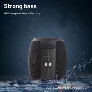 Enceinte portable sans fil en tissu, vente directe d'usine, 5W, caisson de basses puissant, son surround, avec <span class=keywords><strong>corde</strong></span> - Product Image 4