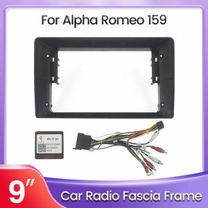 Cadre de voiture MEKEDE pour <span class=keywords><strong>Alfa</strong></span> Romeo <span class=keywords><strong>159</strong></span> de 9 pouces (avant 2008) avec cadre audio de voiture en plastique cadre d'<span class=keywords><strong>autoradio</strong></span> - Product Image 4